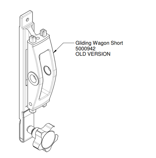 Prostor P6 - Chariot Glissant Court | avant saison '18 |