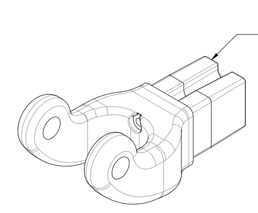 Prostor P6 - Charnière Bras Inférieur