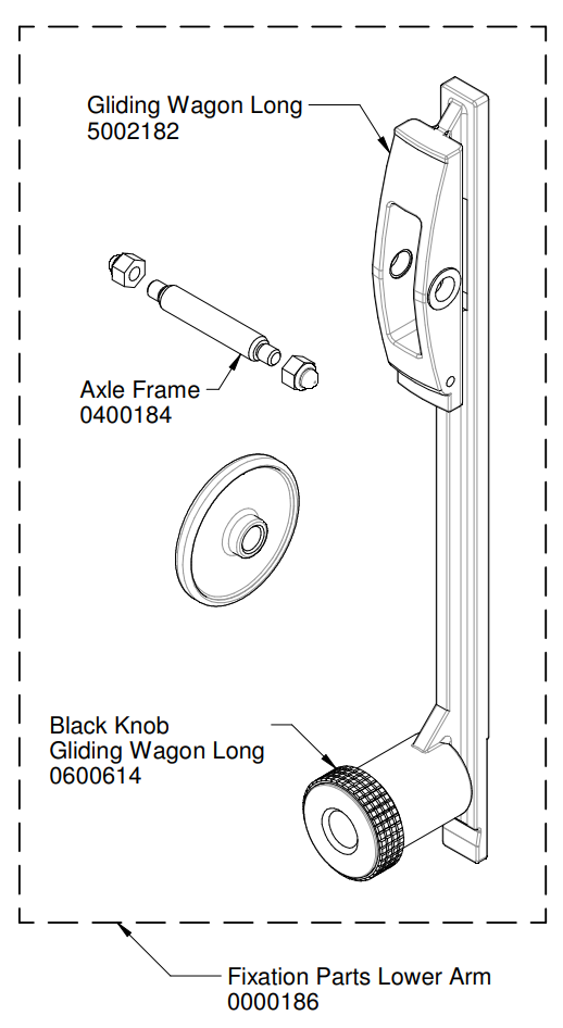 Prostor P6 - Chariot Glissant Long | à partir de saison '18 |